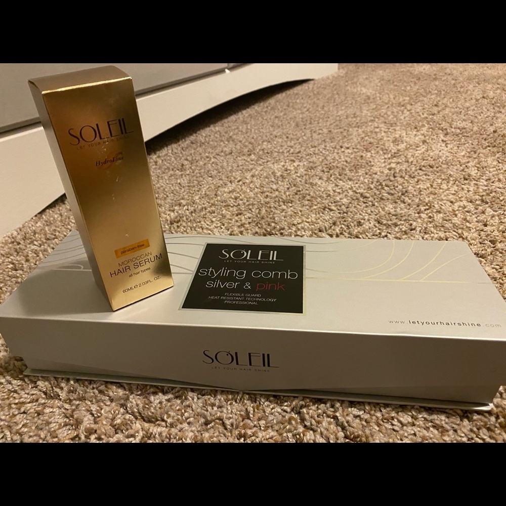 Soleil Styling Comb & Serum